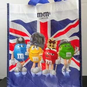 M&M's London Themed Reusable Tote Bag with Iconic Characters - Pre-Owned